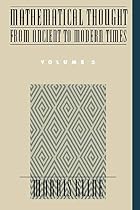 Mathematical Thought from Ancient to Modern&hellip;