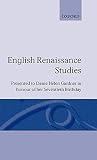 Carey, John: English Renaissance Studies: Presented to Dame Helen Gardner in Honour of Her Seventeenth Birthday Carey, John: English Renaissance Studies: Presented to Dame Helen Gardner in Honour of Her Seventeenth Birthday