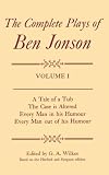 Jonson, Ben: The Complete Plays of Ben Jonson Jonson, Ben: The Complete Plays of Ben Jonson