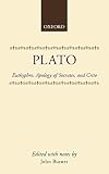 Burnet, John: Plato, Euthyphro, Apology of Socrates, Crito Burnet, John: Plato, Euthyphro, Apology of Socrates, Crito