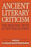 Russell, Donald: Ancient Literary Criticism: The Principal Texts in New Translations Russell, Donald: Ancient Literary Criticism: The Principal Texts in New Translations