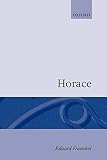 Fraenkel, Eduard: Horace Fraenkel, Eduard: Horace