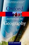 Mayhew, Susan: A Dictionary Of Geography Mayhew, Susan: A Dictionary Of Geography