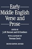 Bennett, J.A.: Early Middle English Verse and Prose