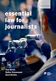 Greenwood, Walter: Mcnae's Essential Law for Journalists