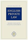 Birks, Peter: English Private Law: Second Cumulative Updating Supplement