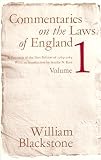 Blackstone, William: Commentaries on the Laws of England: A Facsimile of the First Edition of 1765-1769