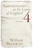 Blackstone, William: Commentaries on the Laws of England