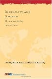 Turnovsky, Stephen J.: Inequality and Growth: Theory and Policy Implications
