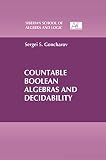 Goncharov, S. S.: Countable Boolean Algebras and Decidability