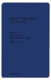Levy, Maurice: Phase Transitions: Cargese 1980