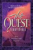 [???]: Quest Study Bible: New International Version, Navy Bonded Leather, Thumb Indexed