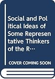 Hearnshaw, F.J.: Social and Political Ideas of Some Representative Thinkers of the Revolutionary Era: A Series of Lectures Delivered at Kings College Univ of London D Hearnshaw, F.J.: Social and Political Ideas of Some Representative Thinkers of the Revolutionary Era: A Series of Lectures Delivered at Kings College Univ of London D