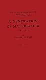 Hayes, Carlton J.: A Generation of Materialism, 1871-1900 Hayes, Carlton J.: A Generation of Materialism, 1871-1900