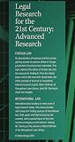 Berring, Robert C.: Berring's Legal Research for the 21st Century: Advanced Research 6-7 International Law and Foreign Law Berring, Robert C.: Berring's Legal Research for the 21st Century: Advanced Research 6-7 International Law and Foreign Law