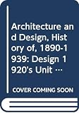 Benton, Tim: Design 1920s Benton, Tim: Design 1920s