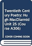 Watson, Roderick: Hugh MacDiarmid