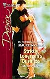 Child, Maureen: Strictly Lonergan's Business Child, Maureen: Strictly Lonergan's Business