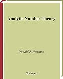 Newman, Donald J.: Analytic Number Theory