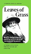 Leaves of Grass (Norton Critical Editions,&hellip;