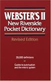 [???]: Webster's II New Riverside Pocket Dictionary