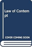 Lowe, N. V.: Borrie and Lowe's Law of Contempt