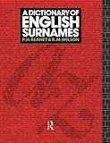 Wilson, R. M.: A Dictionary of English Surnames