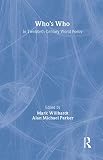 Willhardt, Mark: Who's Who in 20th Century World Poetry Willhardt, Mark: Who's Who in 20th Century World Poetry