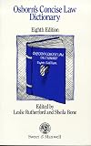Rutherford: Osborn's Concise Law Dictionary Rutherford: Osborn's Concise Law Dictionary