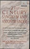 Kipfer, Barbara Ann: Twenty-First Century Synonym and Antonym Finder Kipfer, Barbara Ann: Twenty-First Century Synonym and Antonym Finder