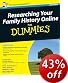Researching Your Family History Online For Dummies