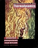 Sonntag, Richard E.: Fundamental of Thermodynamics