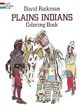 Rickman, David: Plains Indians Coloring Book