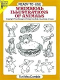 MacCombie, Turi: Ready-To-Use Whimsical Illustrations of Animals