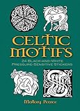 Pierce, Mallory: Celtic Motifs: 24 Black-And-White Pressure-Sensitive Stickers
