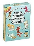 Dover: Sports Stencils and Stickers Collection