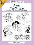 Noble, Marty: Ready-To-Use Angel Illustrations: 91 Different Copyright-Free Designs Printed One Side