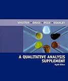 Whitten, Kenneth W.: A Qualitative Analysis Supplement Whitten, Kenneth W.: A Qualitative Analysis Supplement