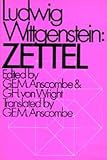 Wittgenstein: Zettel Wittgenstein: Zettel