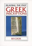 Cook, B.F.: Greek Inscriptions Cook, B.F.: Greek Inscriptions