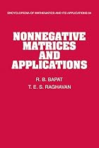 Nonnegative Matrices and Applications&hellip;