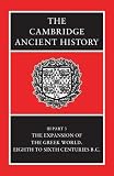 Boardman, John: The Expansion of the Greek World, Eighth to Sixth Centuries B.C., Part 3 Boardman, John: The Expansion of the Greek World, Eighth to Sixth Centuries B.C., Part 3