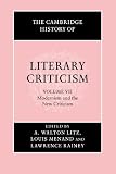 Kennedy, George Alexander: The Cambridge History of Literary Criticism: Modernism and the New Criticism Kennedy, George Alexander: The Cambridge History of Literary Criticism: Modernism and the New Criticism