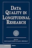 Magnusson, David: Data Quality in Longitudinal Research Magnusson, David: Data Quality in Longitudinal Research