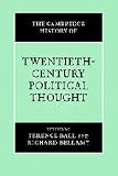 The Cambridge History of Twentieth-century Political Thought (0521563542) by Bellamy, Richard Bellamy, Richard: The Cambridge History of Twentieth-century Political Thought
