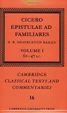 Cicero: Cicero: Epistulae Ad Familiares Cicero: Cicero: Epistulae Ad Familiares