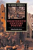 Sitter, John: The Cambridge Companion to Eighteenth-Century Poetry Sitter, John: The Cambridge Companion to Eighteenth-Century Poetry