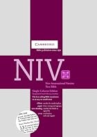 NIV Single Column Text Burgundy French&hellip;