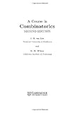 van Lint, Jacobus H.: A Course in Combinatorics