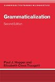 Hopper, Paul J.: Grammaticalization Hopper, Paul J.: Grammaticalization